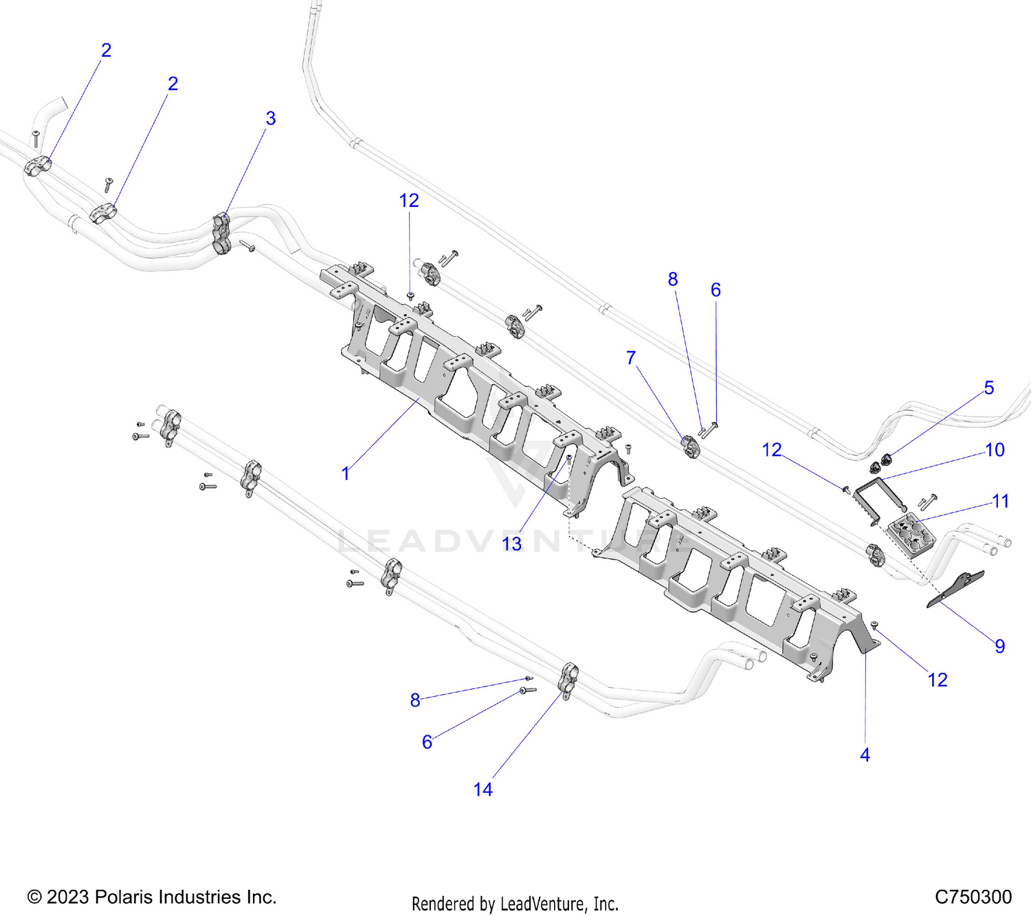 ENGINE, COOLING MOUNTING - Z26S4D92AN/AH/BN/BH (C750300)