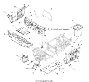 Body, Floor And Fenders - R11th76/ty76 All Options (49rgrmoldings118004x4) Schematic