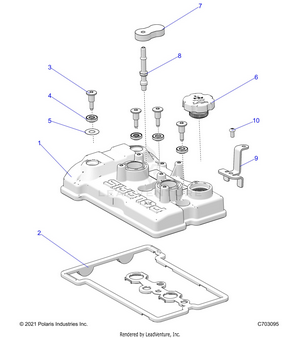 Engine, Valve Cover - Z25nmf99a4/a5/b4/b5 (c703095) Schematic