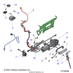 Accessory Winch - R21rrj99a9/b9 (c730066) Schematic