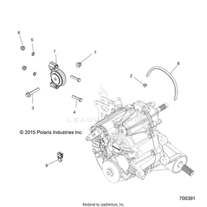 Drive Train, Main Gearcase Mounting - R16rt_87 All Options (700391) Schematic