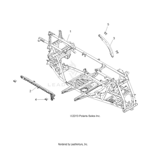 Chassis, Main Frame - A14zn8efp (49atvframe14sp550) Schematic