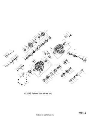 Drive Train, Main Gearcase Internals - R19rse99n1 (702514) Schematic