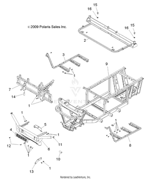 Chassis, Frame And Front Bumper - R10rc08ga/gh/fa/fh (49levchassis10sdw) Schematic