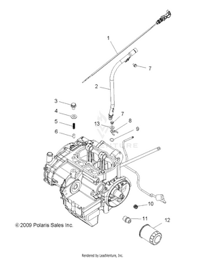 Engine, Oil Filter And Dipstick - R09wh68ac/ag/ah/al/ar/az (49rgroilfilter09700) Schematic