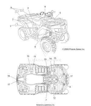 Body, Decals - A09lh46aq/ax/az (49atvdecal09sp400) Schematic