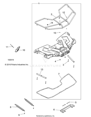 Body, Storage, Front - A19seg50b4 [100519] Schematic