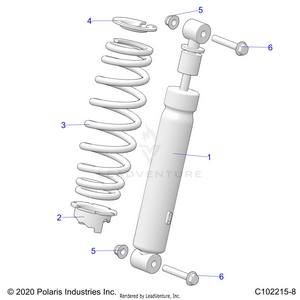 Suspension, Shock, Front - A21sxn85a4 (c102215-8) Schematic