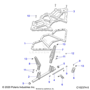Body, Rear Rack - A22sva85a3 (c102374-5) Schematic
