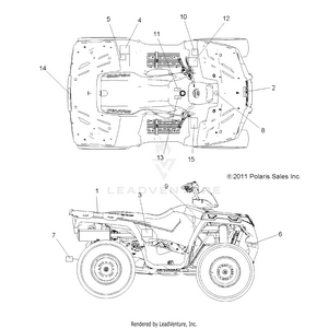 Body, Decals - A14mb46th (49atvdecal12hawk) Schematic