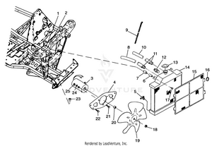 Cooling System - A99ba38ca (4949534953c005) Schematic