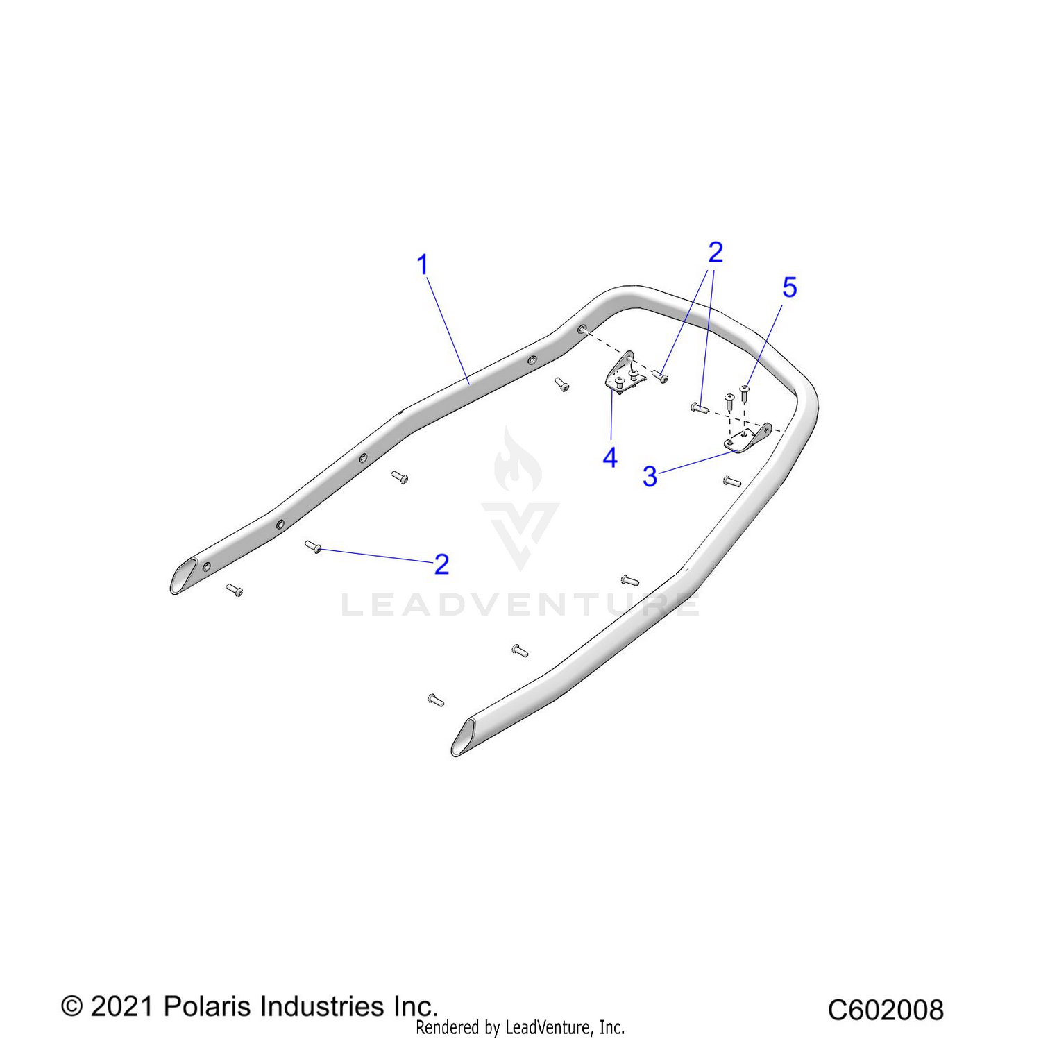 BODY, BUMPER, REAR - S26TLG9BS/BEA (C602008)