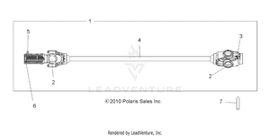 Shaft, Prop (4x4) - A07lh27aa/ab/ac/ad/al (49atvshaftprop09sp300) Schematic