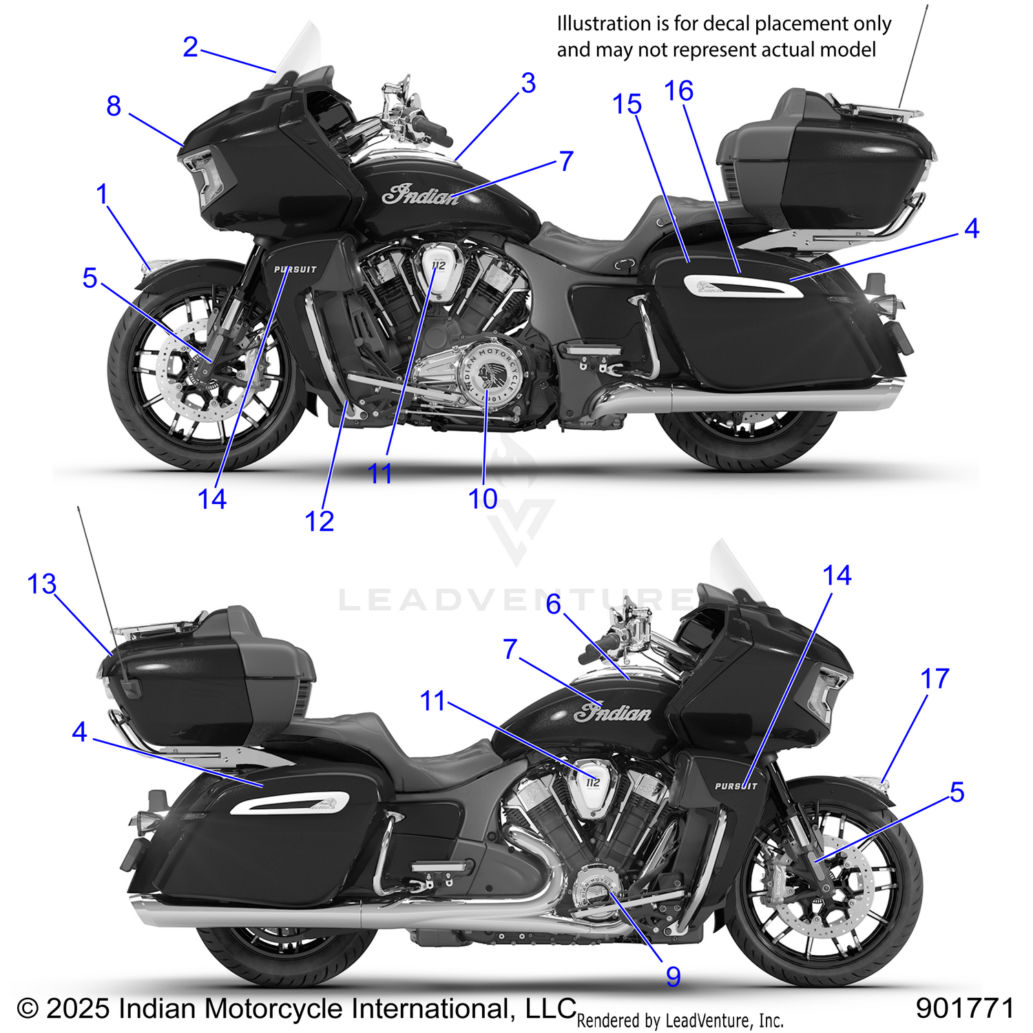 BODY, DECALS/EMBLEMS - N26LD4SS/LD6SS ALL OPTIONS (901771)
