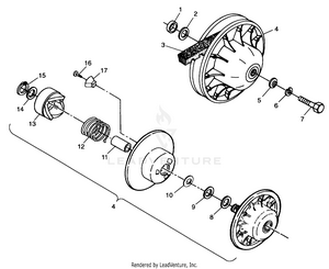 Driven Clutch - A99bg38ca (4949664966b014) Schematic