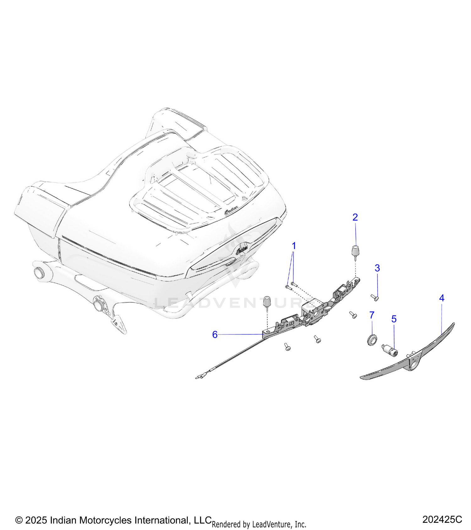 BODY, TRUNK LOCK - N26LD0RR ALL OPTIONS (202425C)
