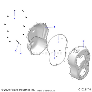 Body, Clutch Cover - A21sxn85a4 (c102217-1) Schematic