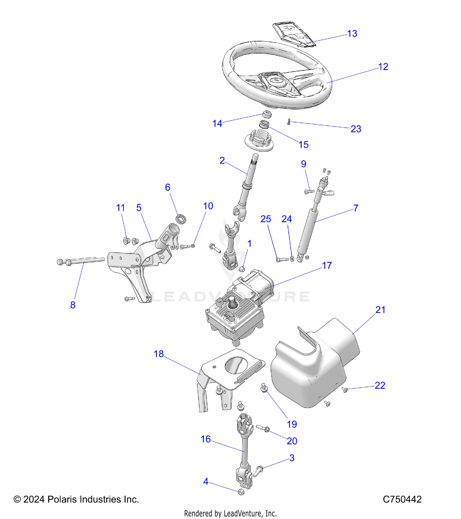STEERING,STEERING ASSEMBLY, EPS - Z26ASL99F5/C5/E5 (C750442)