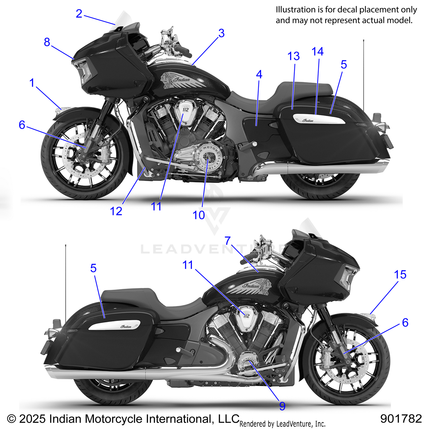 BODY, DECALS/EMBLEMS - N26LC4SS/LC6SS ALL OPTIONS (901782)