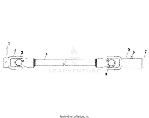 Prop Shaft (if Built Before 12/07/00) - A10ch46ca (4964376437b002) Schematic