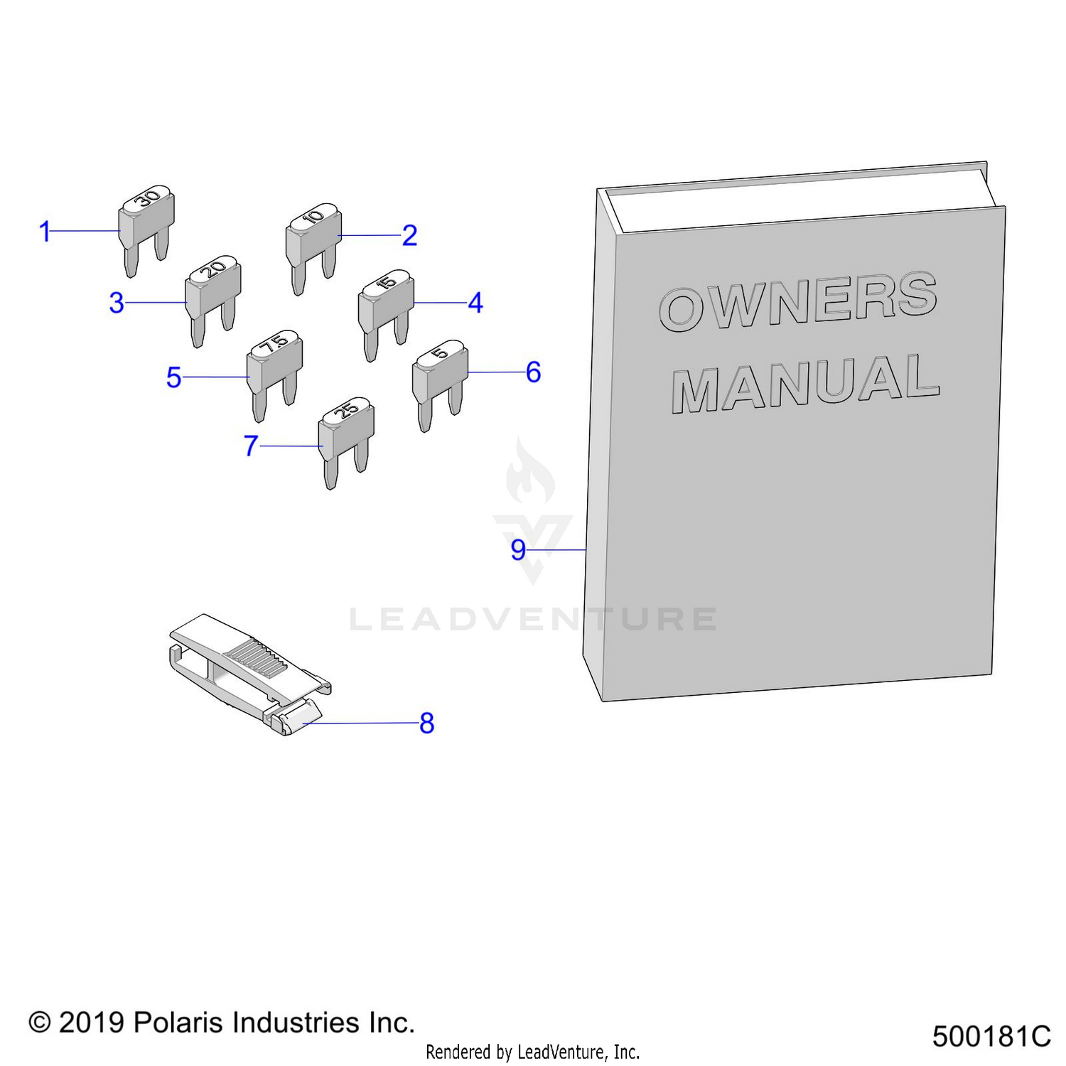 REFERENCE, OWNERS MANUAL AND TOOL KIT - T26AARGB/HB (500181C)