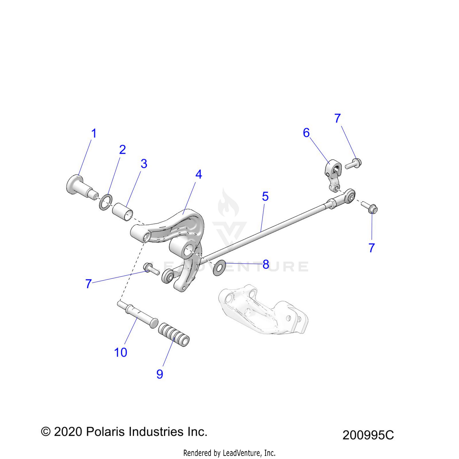 DRIVE TRAIN, SHIFT PEDAL and LINKAGE - N22MSA11/MSB11 ALL OPTIONS (200995C)