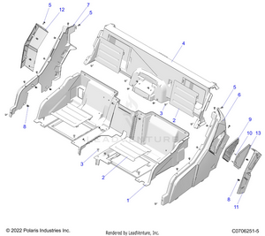 Body, Rear Closeoff And Fenders - G23gae99a2 (c0706251-5) Schematic