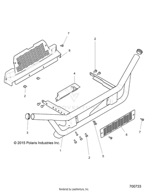 Body, Front Bumper - R16rda57a1/b1 (700733) Schematic