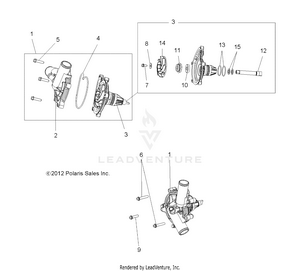 Engine, Cooling, Waterpump - R15rte87fa (49rgrwaterpump13900xp) Schematic
