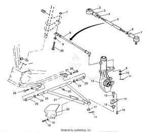A-arm/strut Mounting Sportsman 4x4 / W938039 (4926382638019a) Schematic