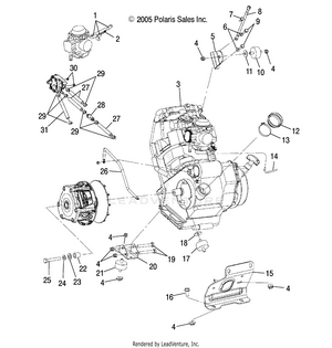 Engine Mounting - A06cd32aa/ab/ac (4999201699920169a14) Schematic