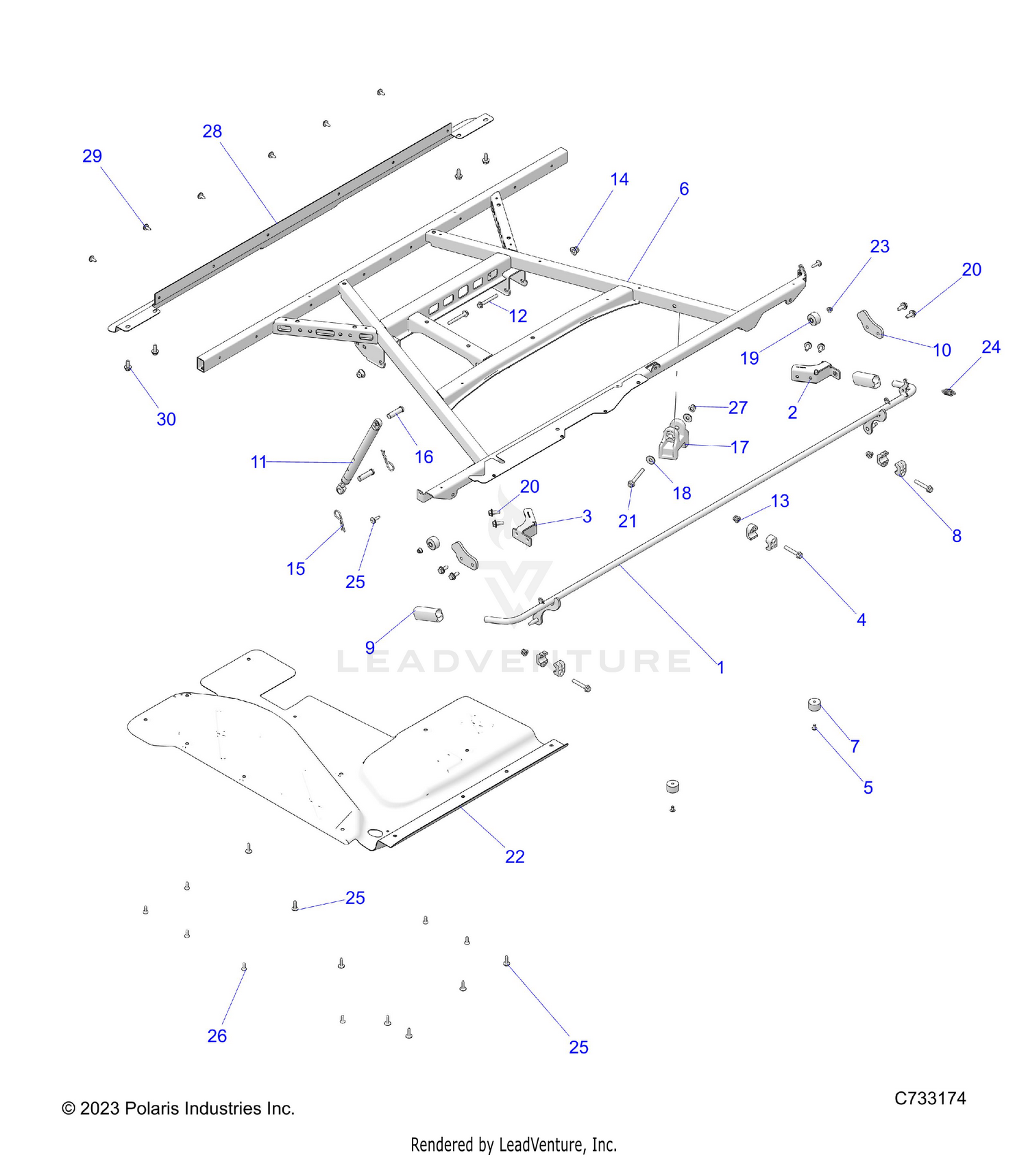 BODY, BOX, MOUNTING - R26RSE99A9/B9/AF/BF/AH/BH/AB/BB/AS/BS  (C733174)