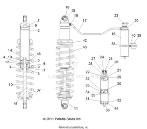 Suspension, Front Shock - R12th76ai/aic (49rgrshockfrt1823886) Schematic