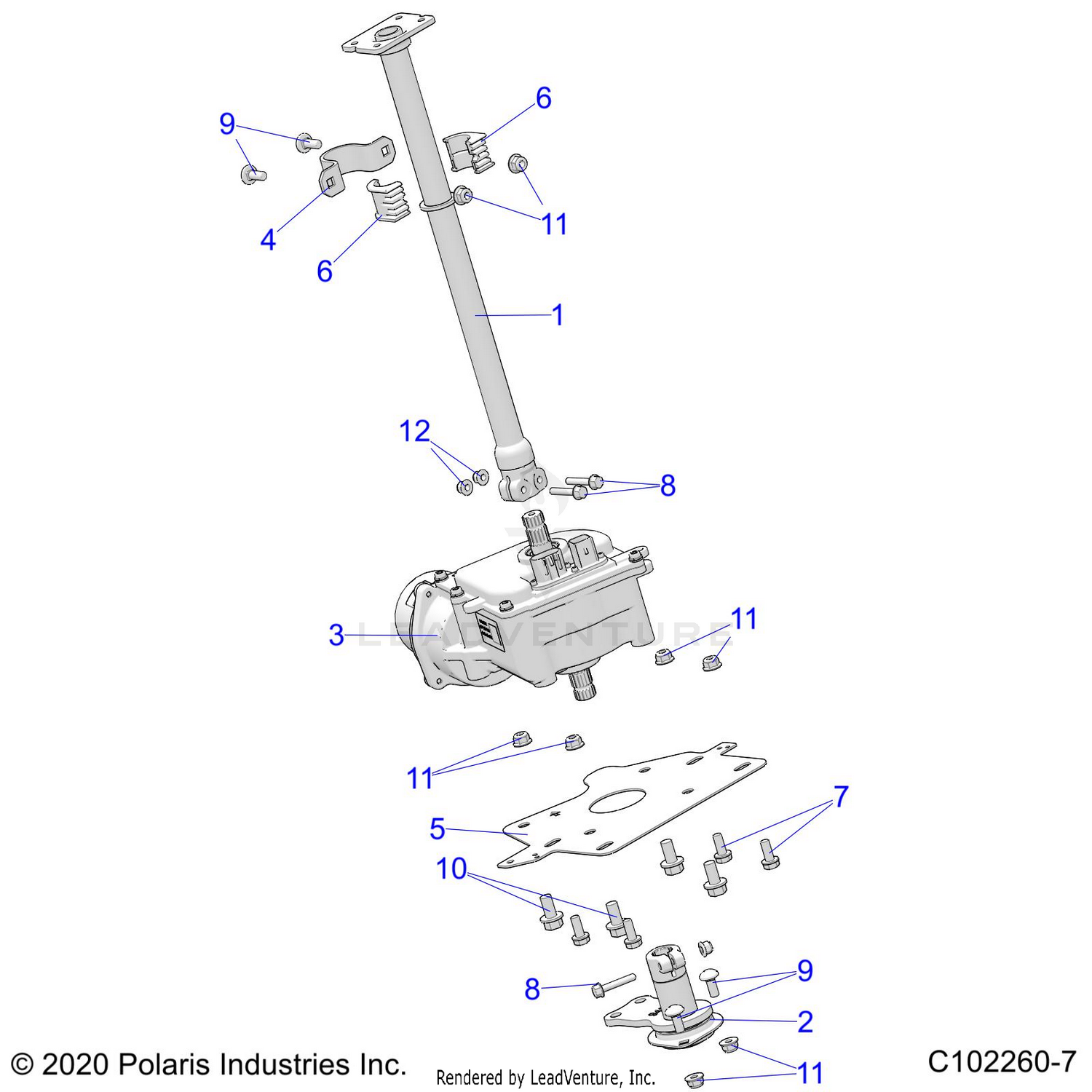STEERING POST and EPS - A26SHE57CK/EK/FK (C102260-7)
