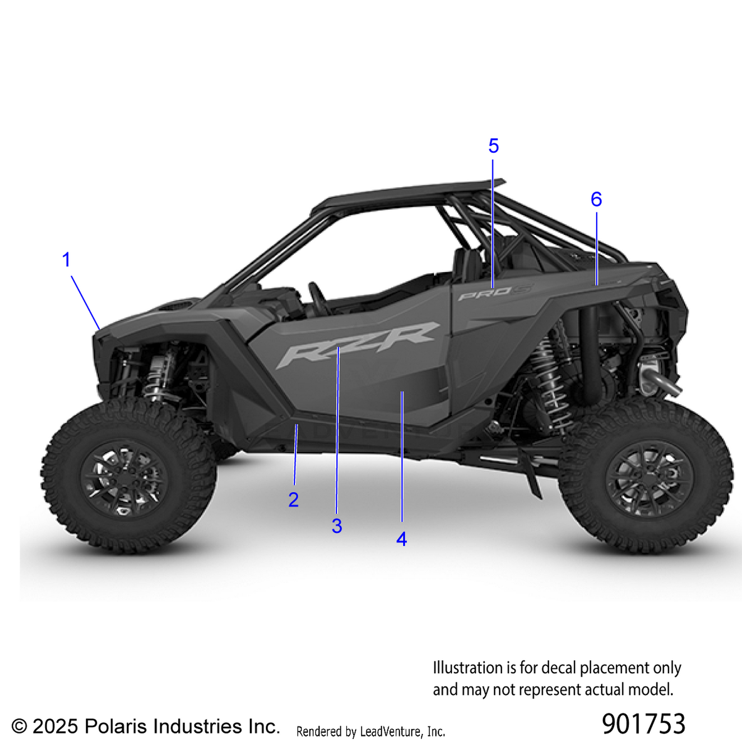 BODY, DECALS GRAPHICS - Z26SPD92AN/BN (901753)