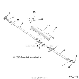 Drive Train, Front Prop Shaft - Z20pal92ag/ap/bg/bp/lg/g92ag/ap/lg (c700378) Schematic