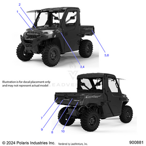 Body, Decals, Graphic - R25rry99as/bs/al/bl/ap/bp/a9/b9/af/bf/ak/bk (900881) Schematic