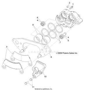Brakes, Front Caliper - R12hr76ag/ar (49rgrcaliper106x6) Schematic