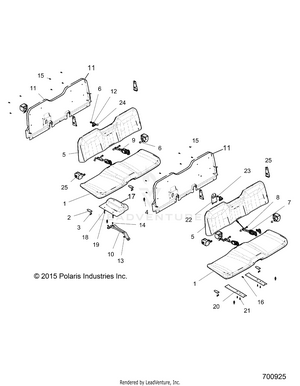 Body, Seat - R16rda57a1/b1 (700925) Schematic