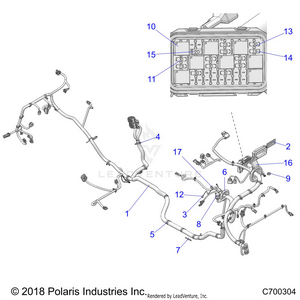 Electrical, Wire Harness - Z22nar99af/bf (c700304) Schematic