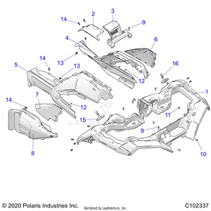 Body, Front Cab And Side Panels - A21sxz85an (c102337) Schematic