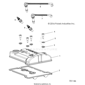 Engine, Valve Cover, Sparkplugs And Wires - Z19vce99am (701146) Schematic
