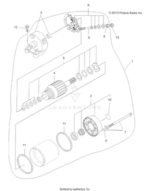 Engine, Starting System - A12tn55aa/az (49atvstarter11spxp550) Schematic