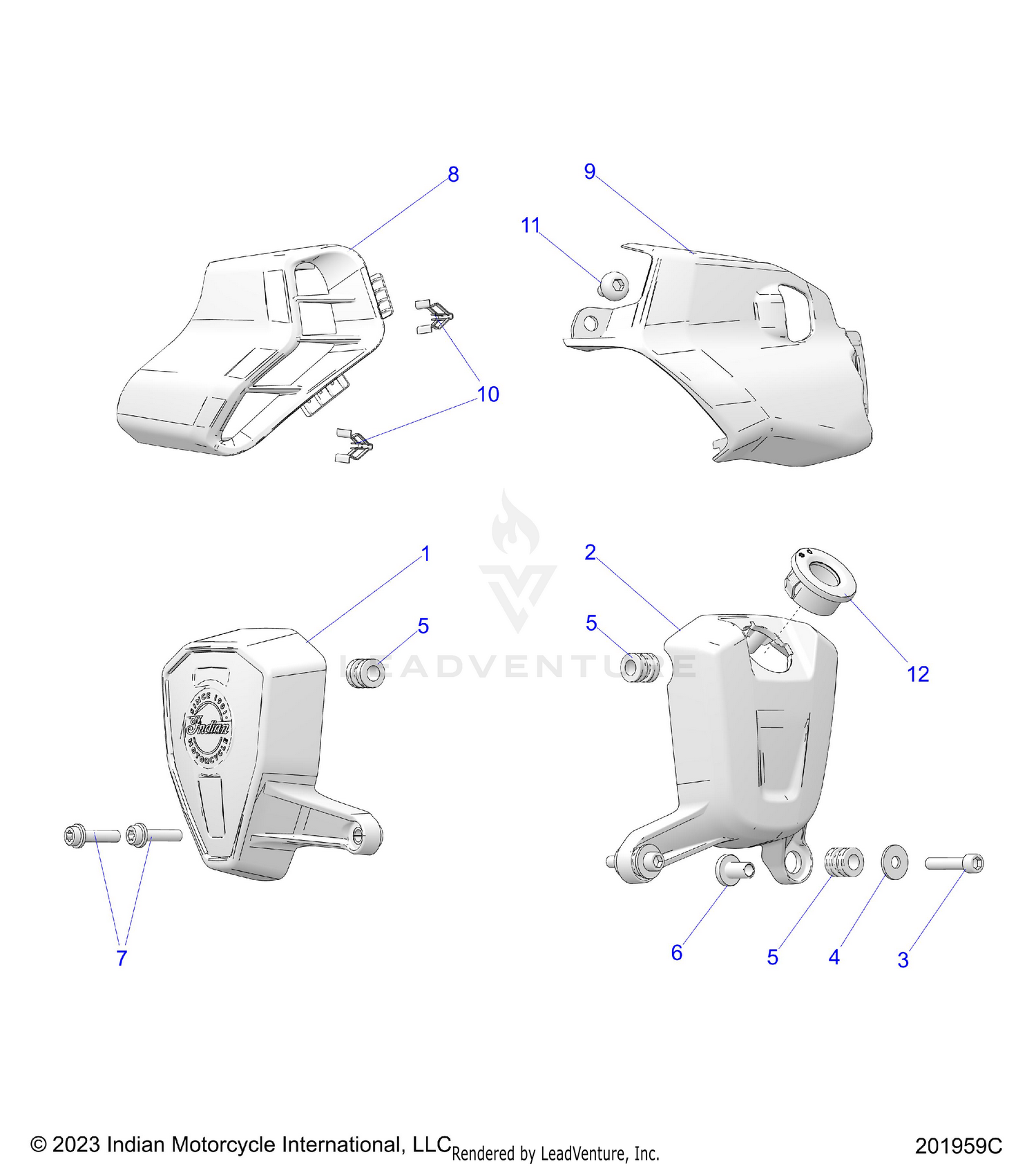 BODY, SIDE COVERS - N26SSB61/SSC61 (201959C)