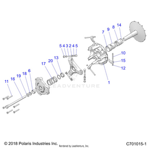 Drive Train, Primary Clutch - Z24ase87a5 (c701015-1) Schematic