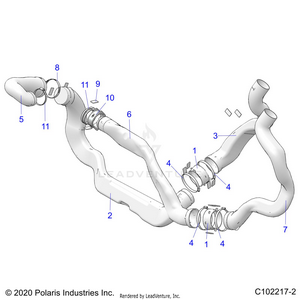 Body, Clutch Ducts - A21sxn85a4 (c102217-2) Schematic