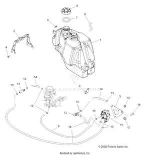 Body, Fuel Tank - A09lh27ax/az (49atvfuel09sp300) Schematic