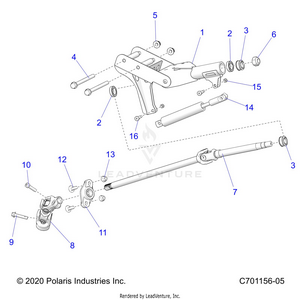 Steering, Linkage, Tilt And Related, Standard - Z22gae92aj/bj (c701156-05) Schematic