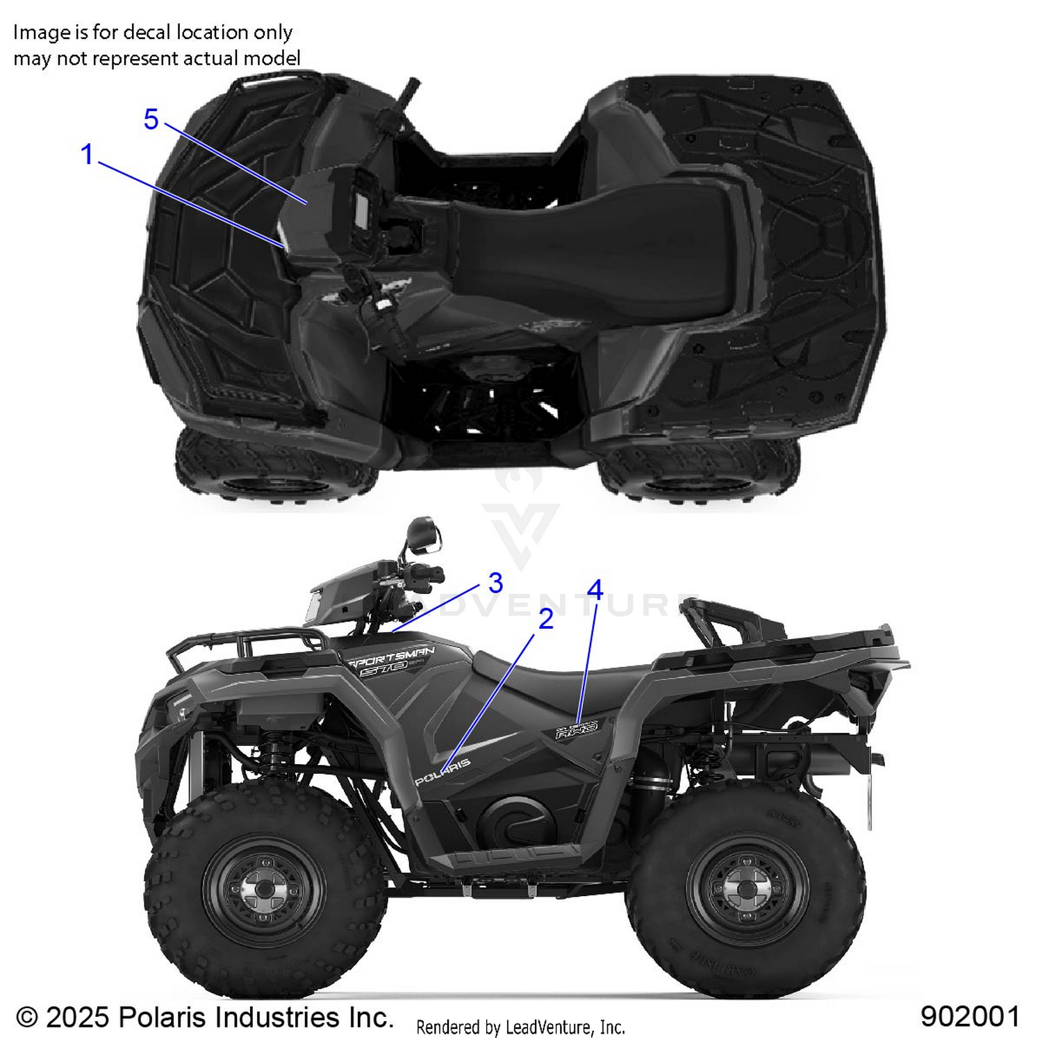 BODY, DECALS GRAPHIC- A26SEE57F1/C1/E1 (902001)