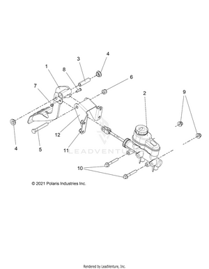 Brakes, Pedal And Master Cylinder - R20cca57a1/a7/b1/b7 (702806) Schematic